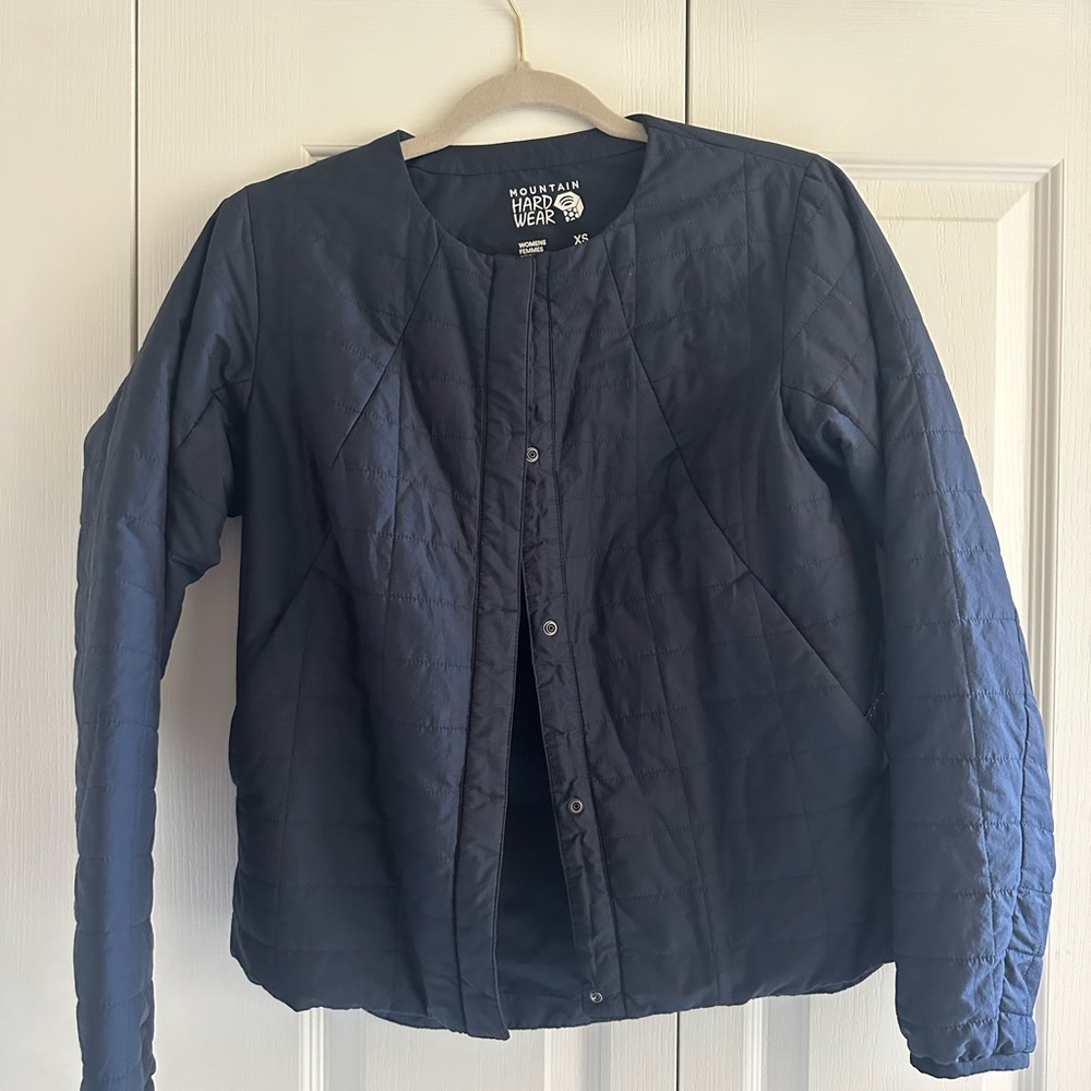Mountain Hardwear Women's Quilted Navy Puffer Jacket